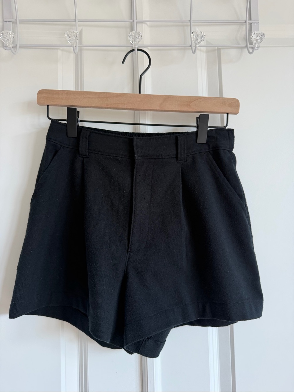 Hollister Black High-Waist Tailored Women's Shorts